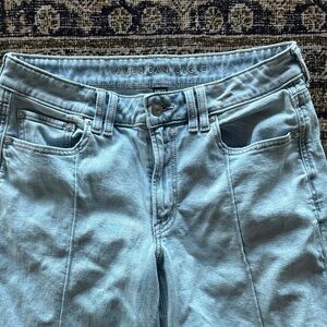 American Eagle Outfitters Sky Blue High Rise Jeans
